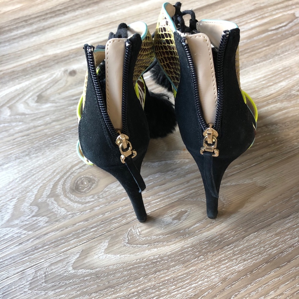 River Island Mixed Patterned Heels - Picture 4 of 5